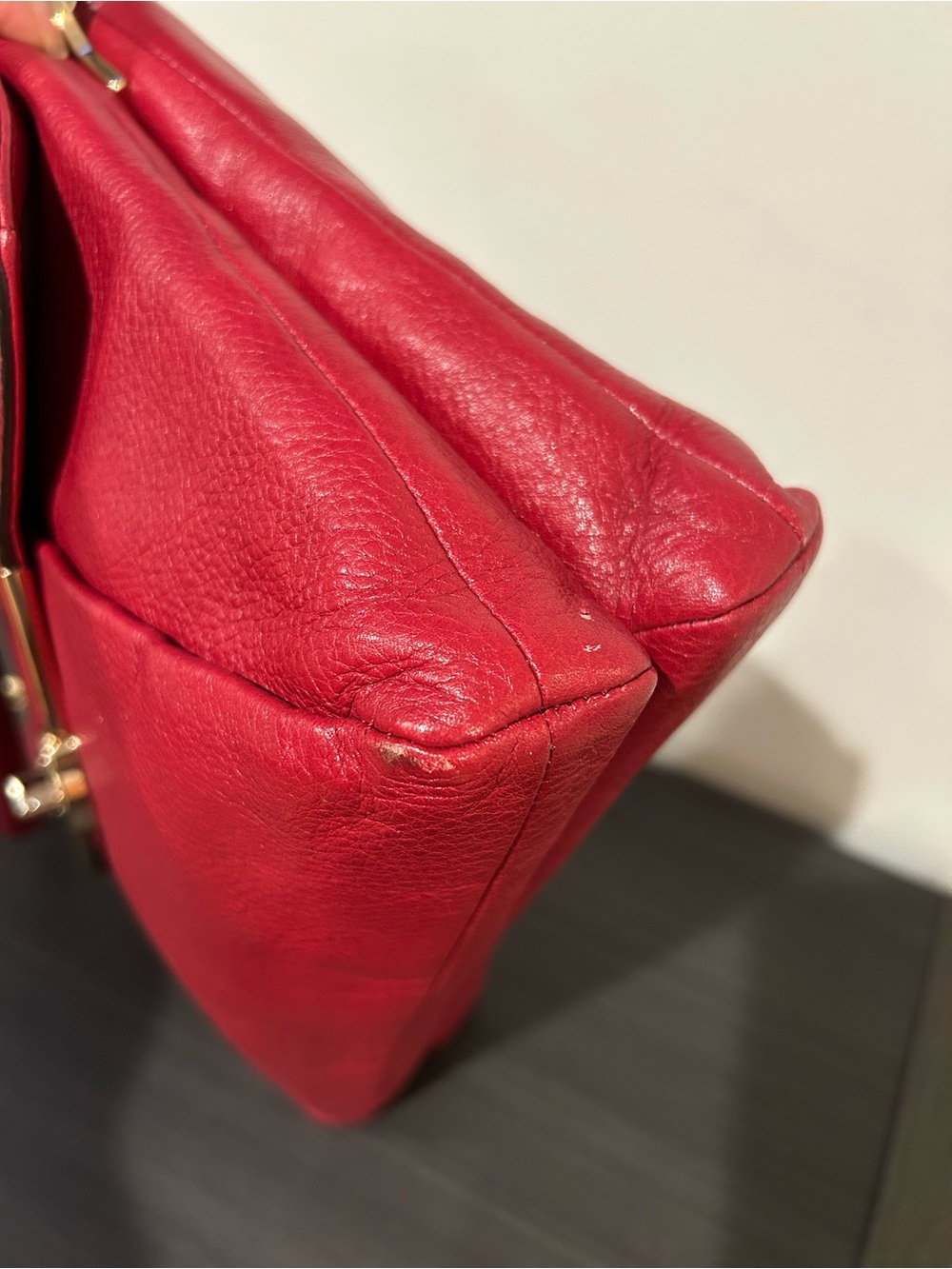 Coach Maddison Red Leather bag GUC - Picture 11 of 16